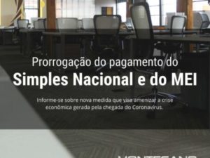 Leia mais sobre o artigo Prorrogação do prazo para pagamento do Simples Nacional e do MEI